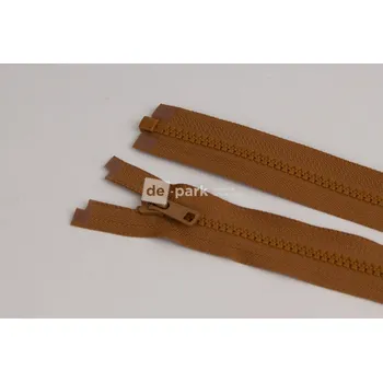 Zip Zip YKK - 45 cm - dělitelný - karamelová - 724