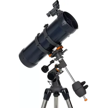 Dalekohled Celestron AstroMaster 114EQ + motor, adaptér pro smartphone (#32042)