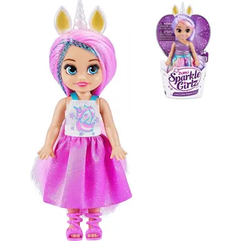 _Ostatní 1_ Sparkle Girlz panenka malá víla s růžkem 12cm jednorožec v kornoutu 2 druhy