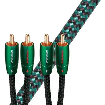 Kabel Audioquest Evergreen (RR) 20m (high-endový audio kabel 2×RCA – 2×RCA)