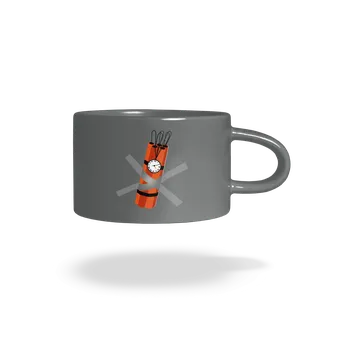 Bastard Dynamit hrnek makronka Grey Macaron