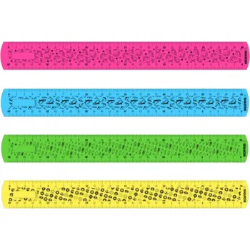 Dětské zboží Kores 338014 pravítko Elastic ohebné barevný mix 30 cm