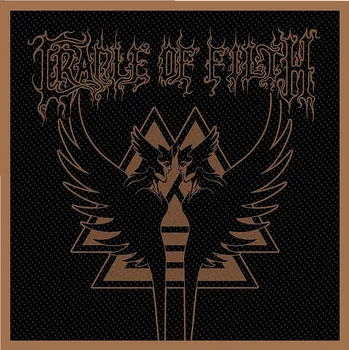 Nášivka Cradle Of Filth tkaná nášivka PES 100x100 mm, Valkyrie Sigil