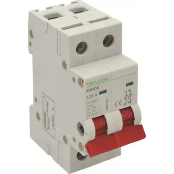 vypínač na DIN lištu Tracon TIK2-125 Modulární vypínač (Tracon TIK2-125)