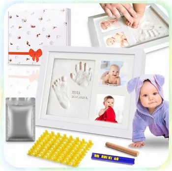 Rám na obraz Rámeček na otisky Odcisk Bobasa bílý 27,5 x 22,5 cm s prostorem pro fotografie