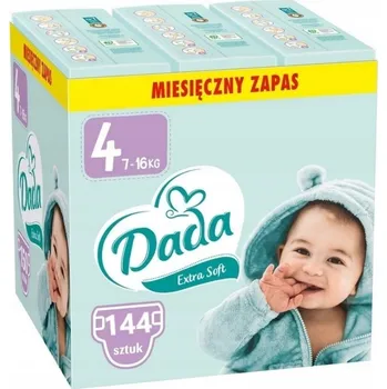 jednorázová plena Plenky Dada Extra Soft velikost 4 7-18 kg 144 ks