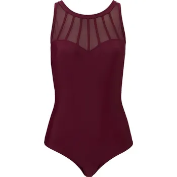 Podprsenka Bonprix jednodílné plavky červené barvy velikosti 42