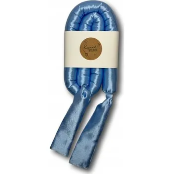 Kulma SATÉNOVÁ KULMA VLNKOVAČ VÁLEČEK NA VLASY RUČNÍ VÝROBA SE STUŽKAMI ČERNÁ