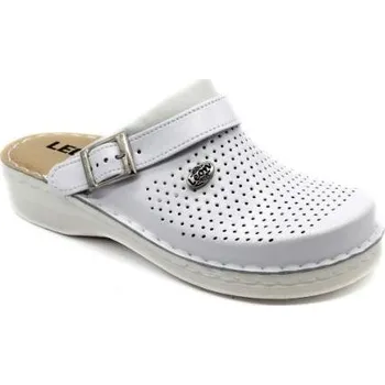 Zdravotnický oděv Leon V202 Dámská pracovní celokožená zdravotní obuv Barva: Bílá, Velikost: 37