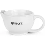 Dvoustěnná porcelánová miska s uchem na holení QSHAVE Barva: Bílá