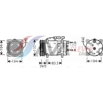 Kompresor klimatizace Kompresor, klimatizace AVA 45031002