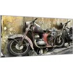 Glasdekor Nástěnné hodiny veterán ČZ 30x60cm Materiál: plexi