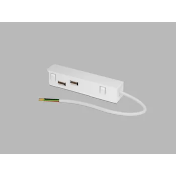 Bodové svítidlo Led2 Napáječ pro 48V systém MAG TRACK, POWER FEEDER, DALI Barva: Bílá