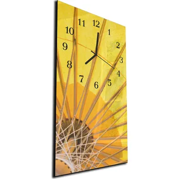 Hodiny Glasdekor Nástěnné hodiny 30x60cm vnitřní detail deštníku Materiál: plexi