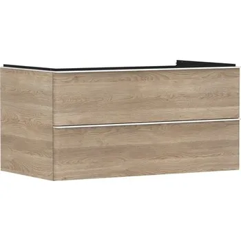 Koupelnový nábytek Skříňka pod umyvadlo pod desku Hansgrohe Xelu Q 98x49,5x55 cm přírodní dub 54080700