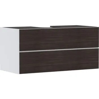 Koupelnový nábytek Skříňka pod umyvadlo pod desku Hansgrohe Xevolos E 118x55,5x55 cm bílá matná 54193730