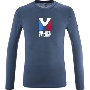 Spodní prádlo MILLET M Trilogy Wool Ts Ls navy blue s