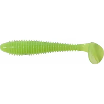Umělá nástraha Keitech Gumová nástraha Swing Impact FAT 2.8'' Clear Chartreuse Glow 7,1cm/8ks