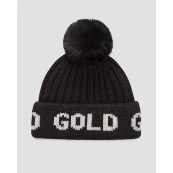 Čepice Dámská Vlněná čepice Goldbergh Hodd V Černé Barvě Gb60001253-9008