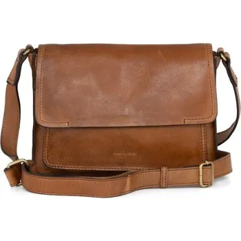 Kabelka Gianni Conti dámská kožená kabelka přes rameno hnědá 4704555 BURNED