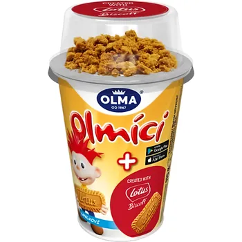 Olma Olmíci vanilkoví s drcenou sušenkou Lotus 115g