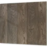 Glasdekor Ochranná deska textura dubové dřevo Rozměr V/Š: 40x40 cm, Lepení na zeď: S lepením na zeď