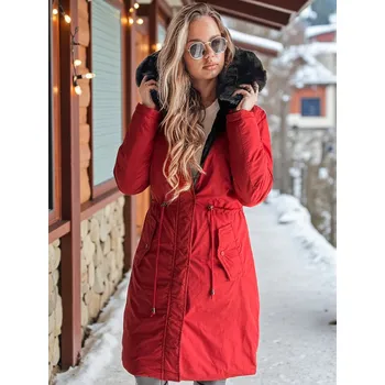 Dámská bunda Dámská bunda Dstreet TY0000 Barva: Červená, Velikost: XL