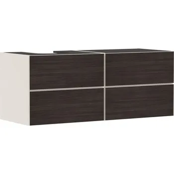 Koupelnový nábytek Skříňka pod umyvadlo pod desku Hansgrohe Xevolos E 137x55,5x55 cm písková matná béžová mat 54237730