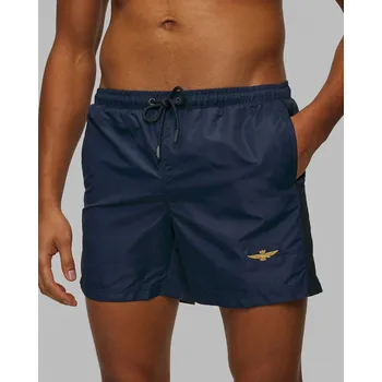 Pánské plavky Tmavě Modré Pánské Plavky Aeronautica Militare 251bw225ct3539-8184