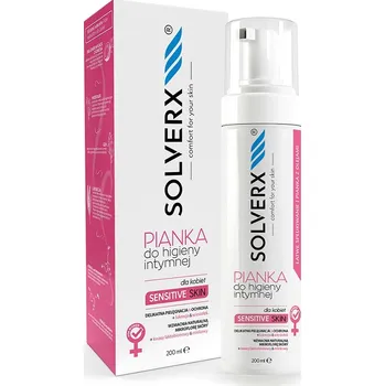 SOLVERX_ Pěna pro intimní hygienu Sensitive Skin pro ženy 200ml