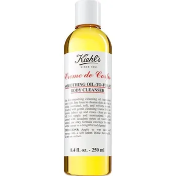 Pleťový krém Kiehls Pece-o-telo CisteniCreme de CorpsSmoothing Oil-To-Foam Body Cleanser 250 ml (2 932,00 Kč / 1 l)
