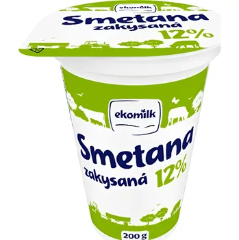 Ekomilk Zakysaná smetana 12% 200g