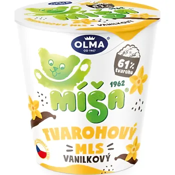 Olma Míša Tvarohový mls vanilkový 130g