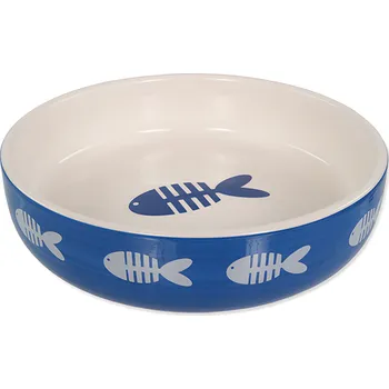 Pro psa Magic Cat Modrá miska keramická potisk ryba 0,26l