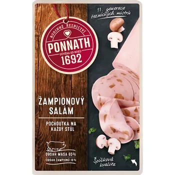 Ponnath Žampionový salám 100g