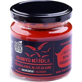 Titbit Red hot wings - pálivá chilli omáčka 180g