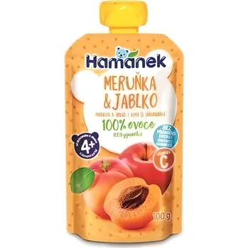 Hamánek 100% ovoce Meruňka, jablko 100g