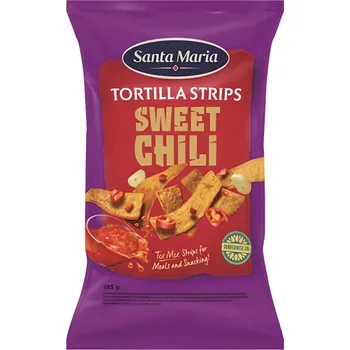 Chips Santa Maria Tortilla stripes Sweet chilli 185g