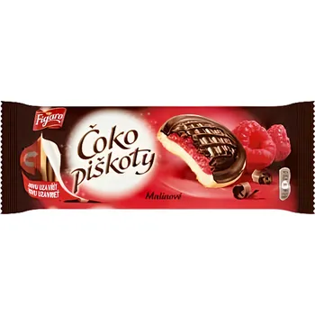 Opavia Figaro Čokopiškoty malina 6x147g 882g