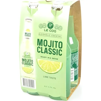 Míchaný nápoj Le COQ Mojito 4,7% 4x330ml 1.32l
