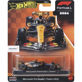 auto na autodráhu Hot Wheels Premium Formula1 2024 McLaren Formula 1 Team