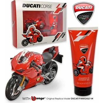 Sprchový gel Ducati sprchový gel 200 ml s modelem motocyklu - dárková sada