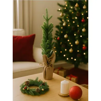 Sinsay - Dekorativní rostlina s vánočním motivem - zelená - 001GI-77X - 001GI-77X-ONE