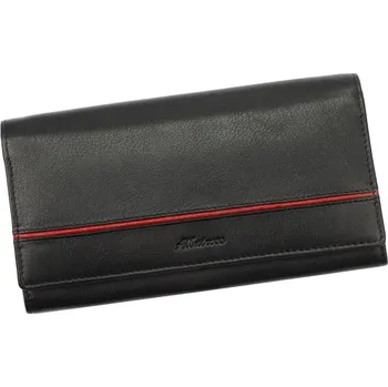 Peněženka Dámská peněženka Albatross GN LW-L01 PIPE černá, červená