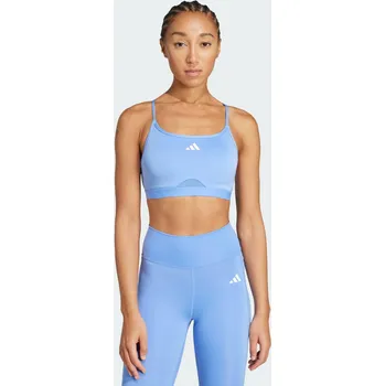 Podprsenka ADIDAS Podprsenka Aeroreact Training 3-Stripes XL MODRÁ