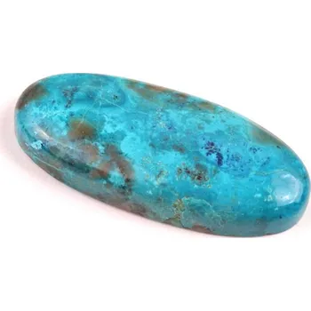 Přírodní kámen Kabošon Shattuckite č.7150 (38x17x7mm)