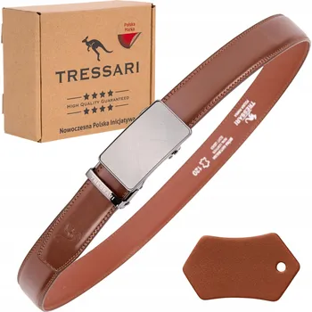 Opasek Pánský Ke Kalhotám PÁSEK hnědý 120 cm automatický, přírodní kůže