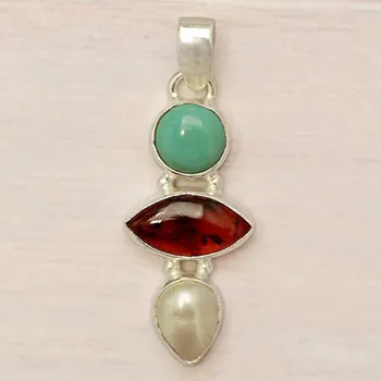 Přívěsek Jantar přívěsek stříbro Ag 925 86376 2,9 cm,4 g