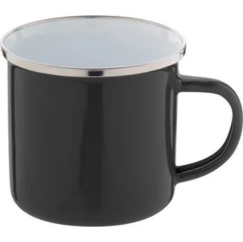 Enavint smaltovaný hrnek černá