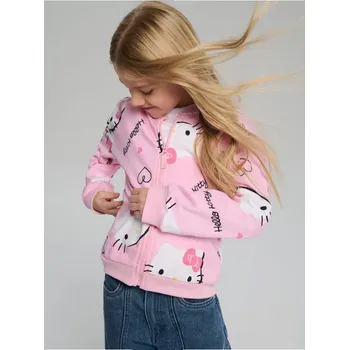 Dívčí mikina Sinsay - Mikina bomber Hello Kitty - pastelová růžová - 349DN-03X - 349DN-03X-110